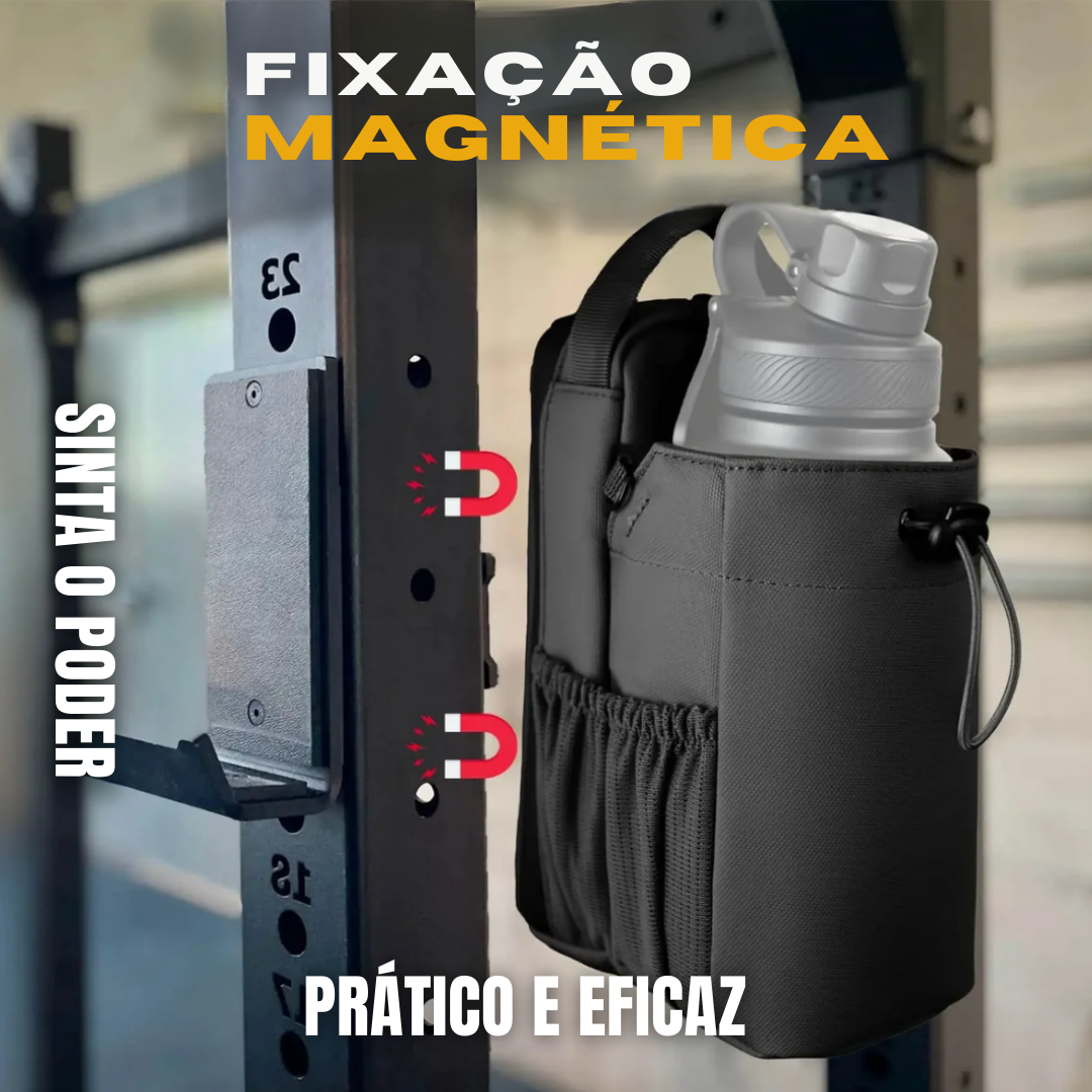GymBag: Bolsa magnética porta-garrafas