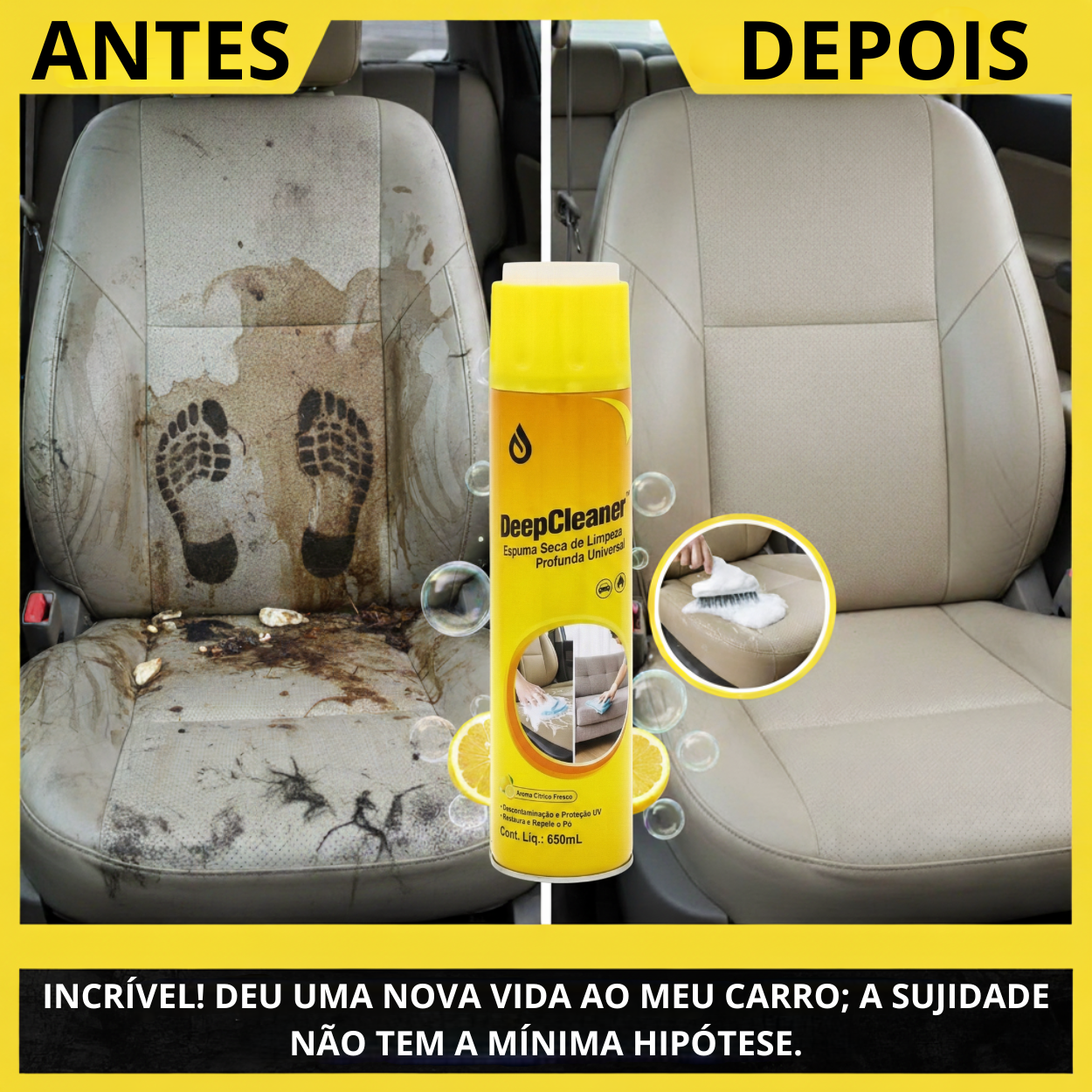 DeepCleaner | Espuma Seca Universal para Limpeza Profunda