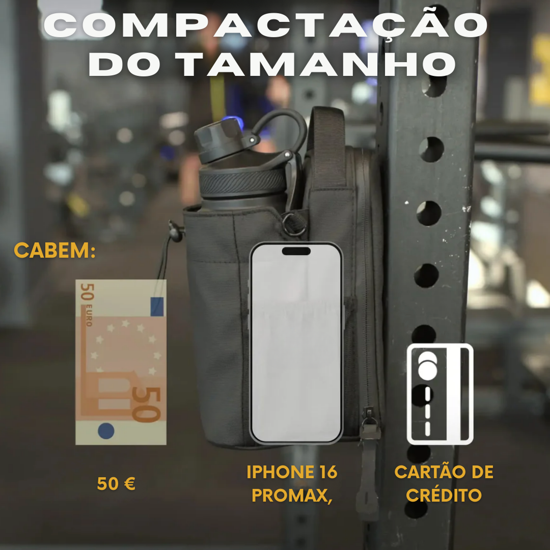 GymBag: Bolsa magnética porta-garrafas