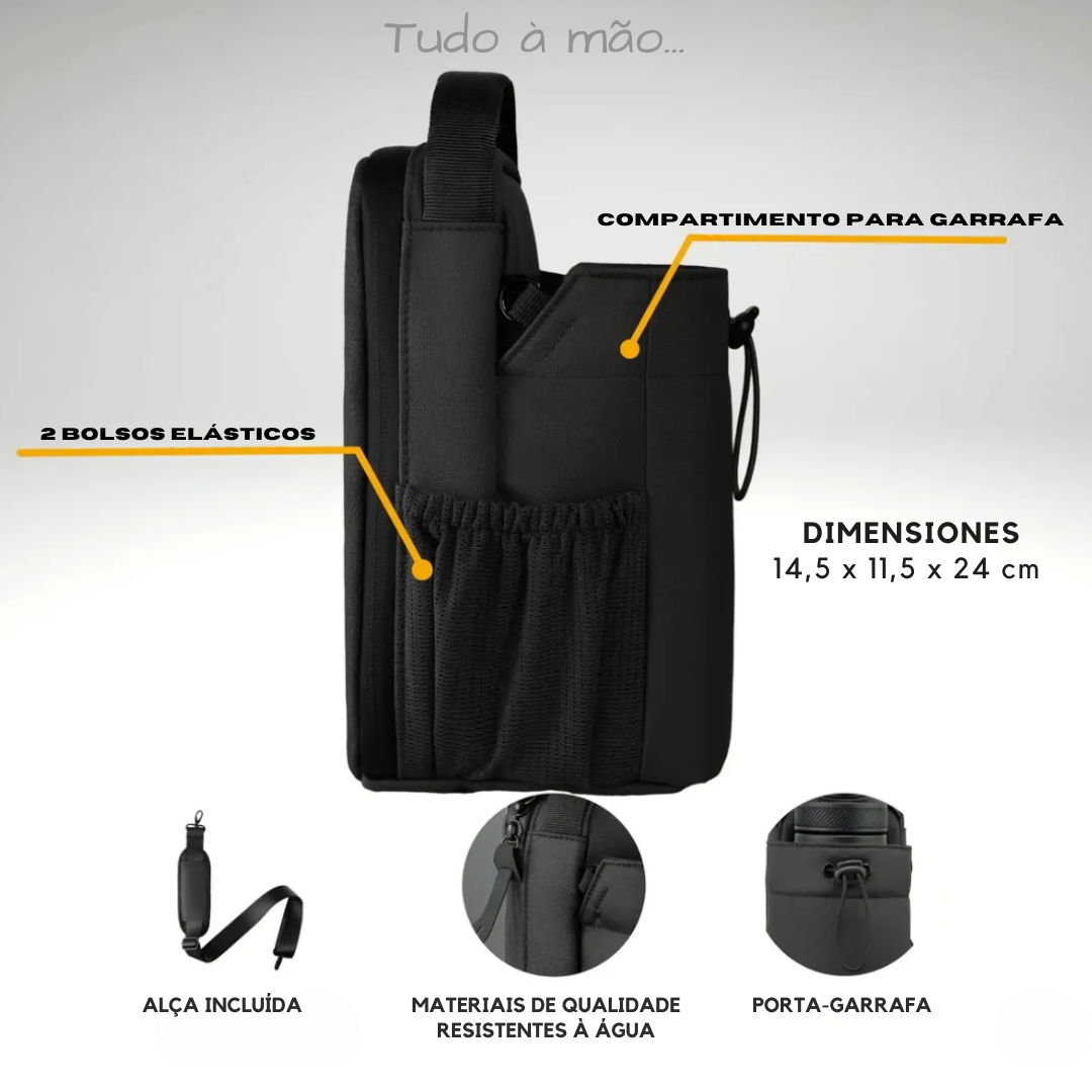 GymBag: Bolsa magnética porta-garrafas