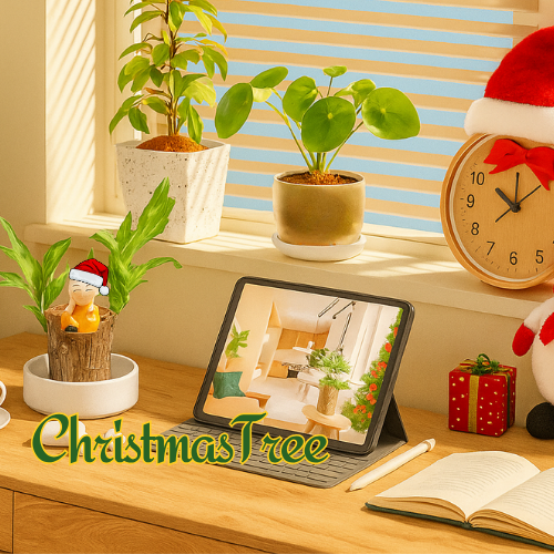 ChristmasTree: Planta de madeira natal da sorte