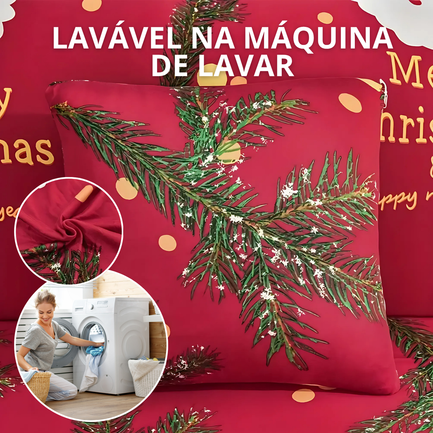 MerryCover™ – Capa de Sofá de Natal