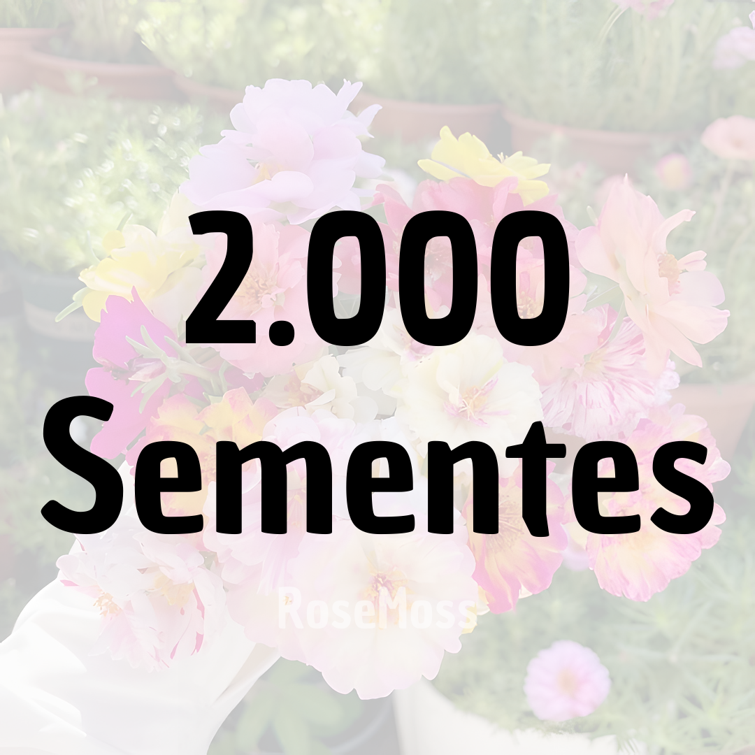 RoseMoss: Sementes de Rosa Imortal
