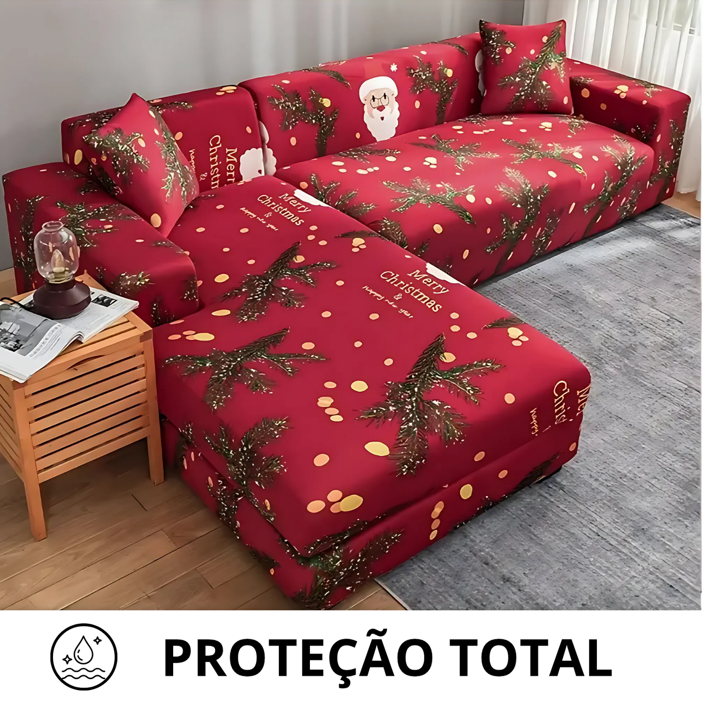 MerryCover™ – Capa de Sofá de Natal