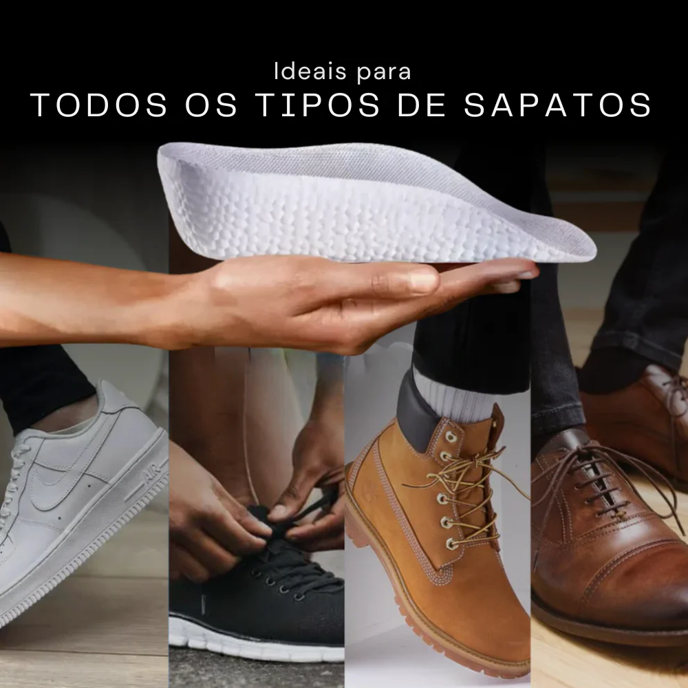 StepUp™ Palmilhas elevadoras ortopédicas