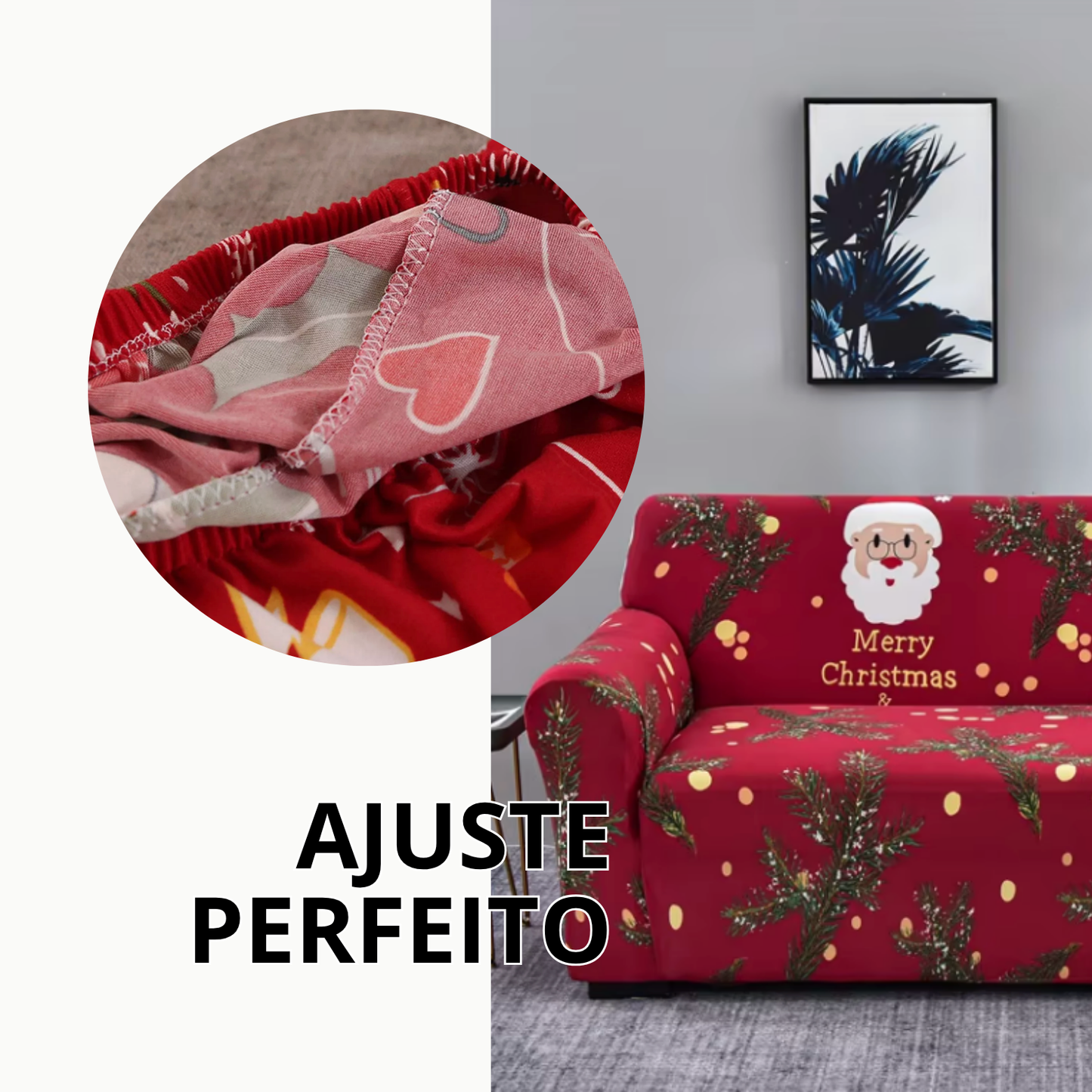 MerryCover™ – Capa de Sofá de Natal