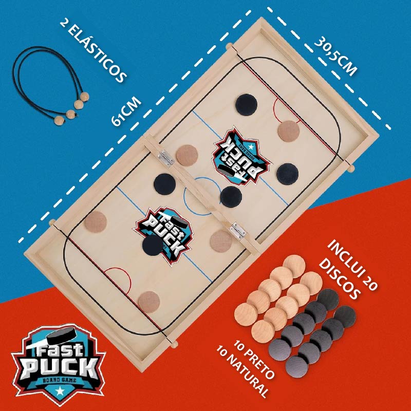 FastPuck | Um Jogo de Tabuleiro de Habilidade e Velocidade
