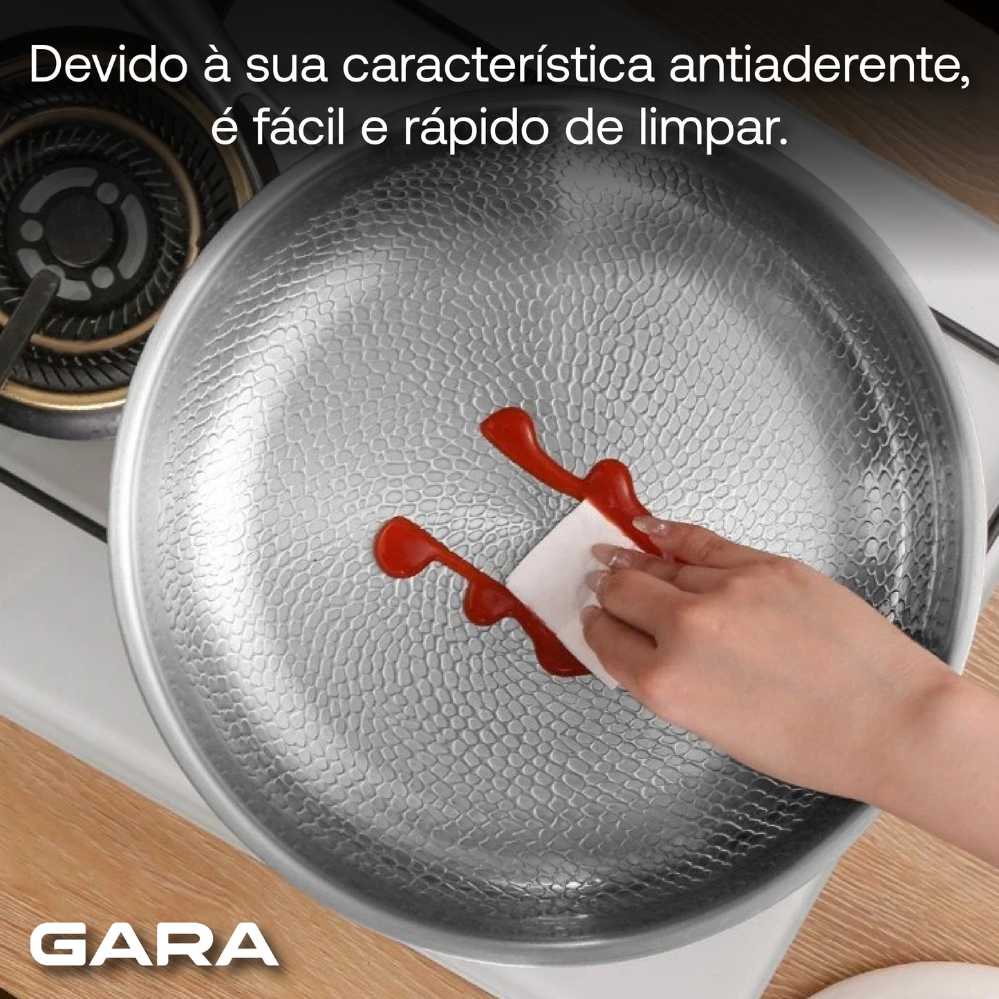 Gara: Frigideira antiaderente de alta gama