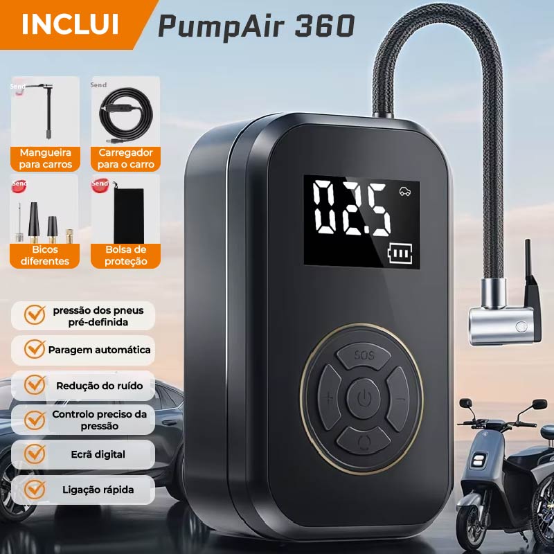 PumpAir 360 | Nanocompressor de ar portátil