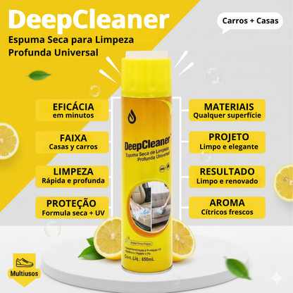 DeepCleaner | Espuma Seca Universal para Limpeza Profunda