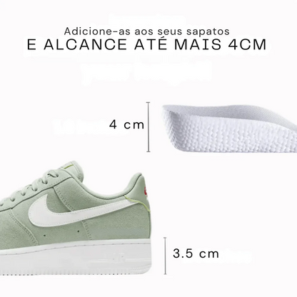 StepUp™ Palmilhas elevadoras ortopédicas
