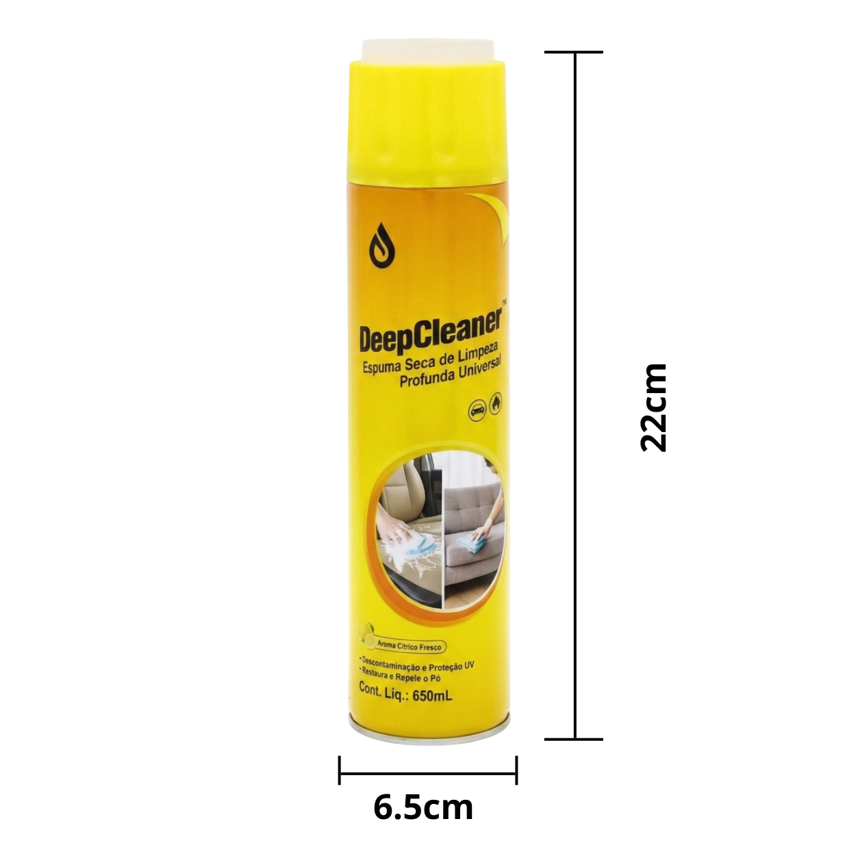 DeepCleaner | Espuma Seca Universal para Limpeza Profunda