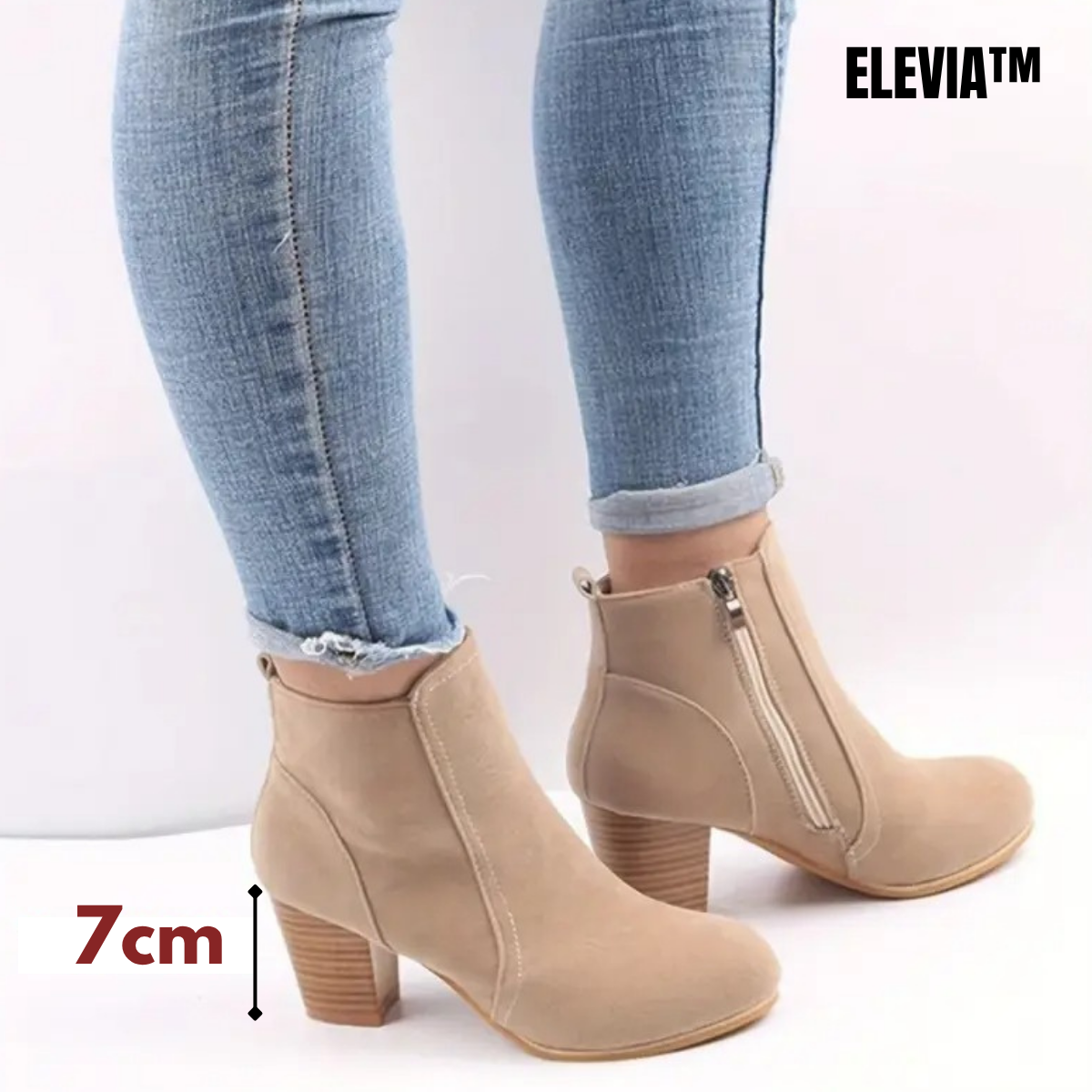 Elevia™ – Botins de Plataforma Elegantes para Mulher