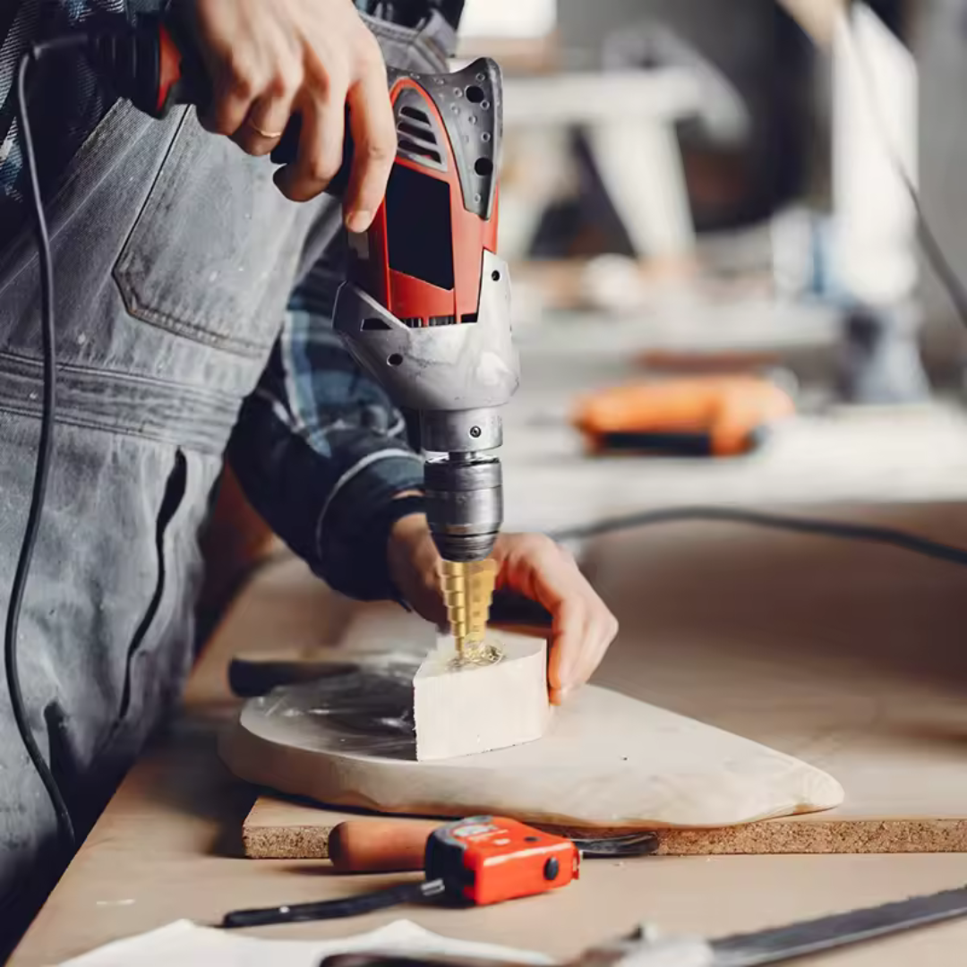 TitanDrill: Pack de Brocas Escalonadas de Titânio