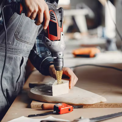 TitanDrill: Pack de Brocas Escalonadas de Titânio