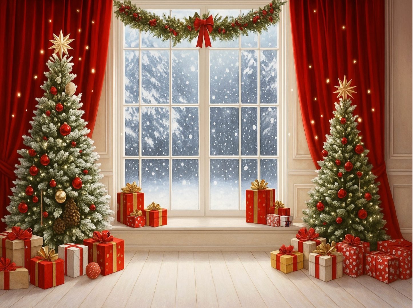 HolidayWall: Tapete natalino