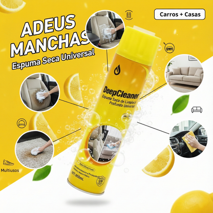 DeepCleaner | Espuma Seca Universal para Limpeza Profunda
