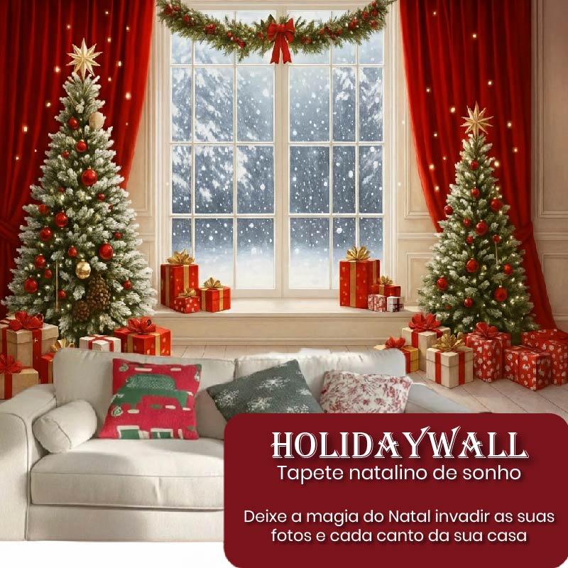 HolidayWall: Tapete natalino