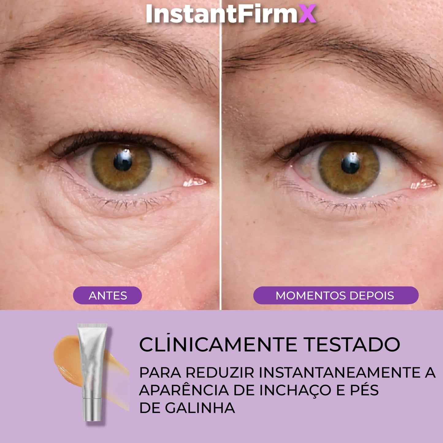 InstantFirmX: Creme reafirmante antienvelhecimento