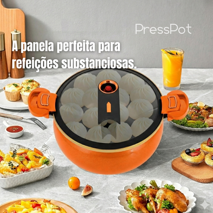 PressPot: Panela antiaderente multifunções de micropressão