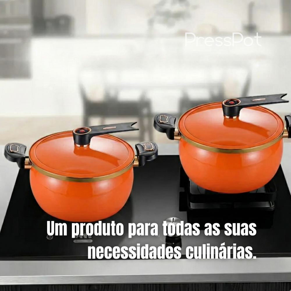 PressPot: Panela antiaderente multifunções de micropressão