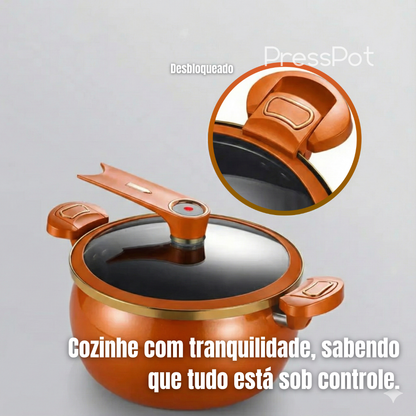 PressPot: Panela antiaderente multifunções de micropressão