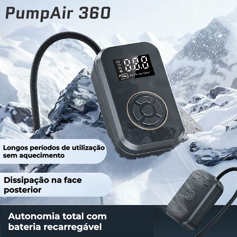PumpAir 360 | Nanocompressor de ar portátil