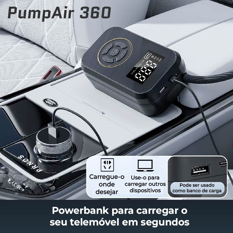 PumpAir 360 | Nanocompressor de ar portátil