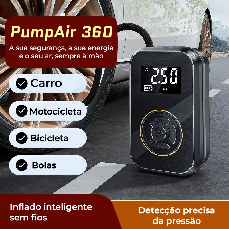 PumpAir 360 | Nanocompressor de ar portátil