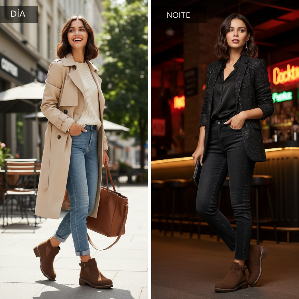 RetroStep™ – Botas Retrô Elegantes & Confortáveis para Mulher