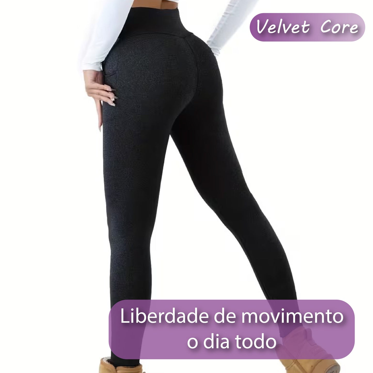 Velvet Core: Calças térmicas para mulher