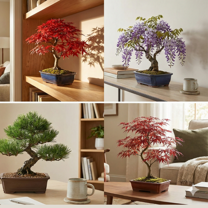 EasyBonsai: Kit de 4 Bonsais para cultivar