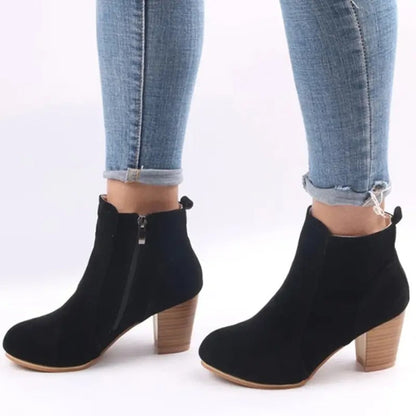 Elevia™ – Botins de Plataforma Elegantes para Mulher