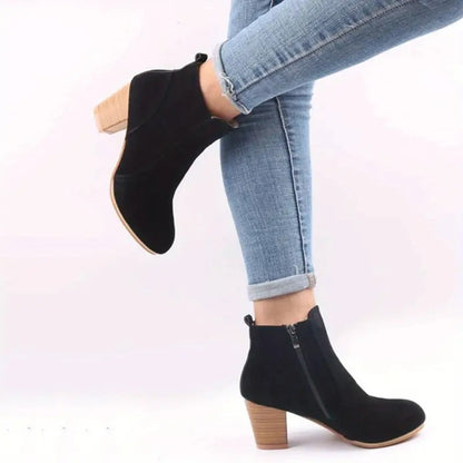 Elevia™ – Botins de Plataforma Elegantes para Mulher