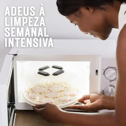 MagnetTap | Tampa magnética para micro-ondas