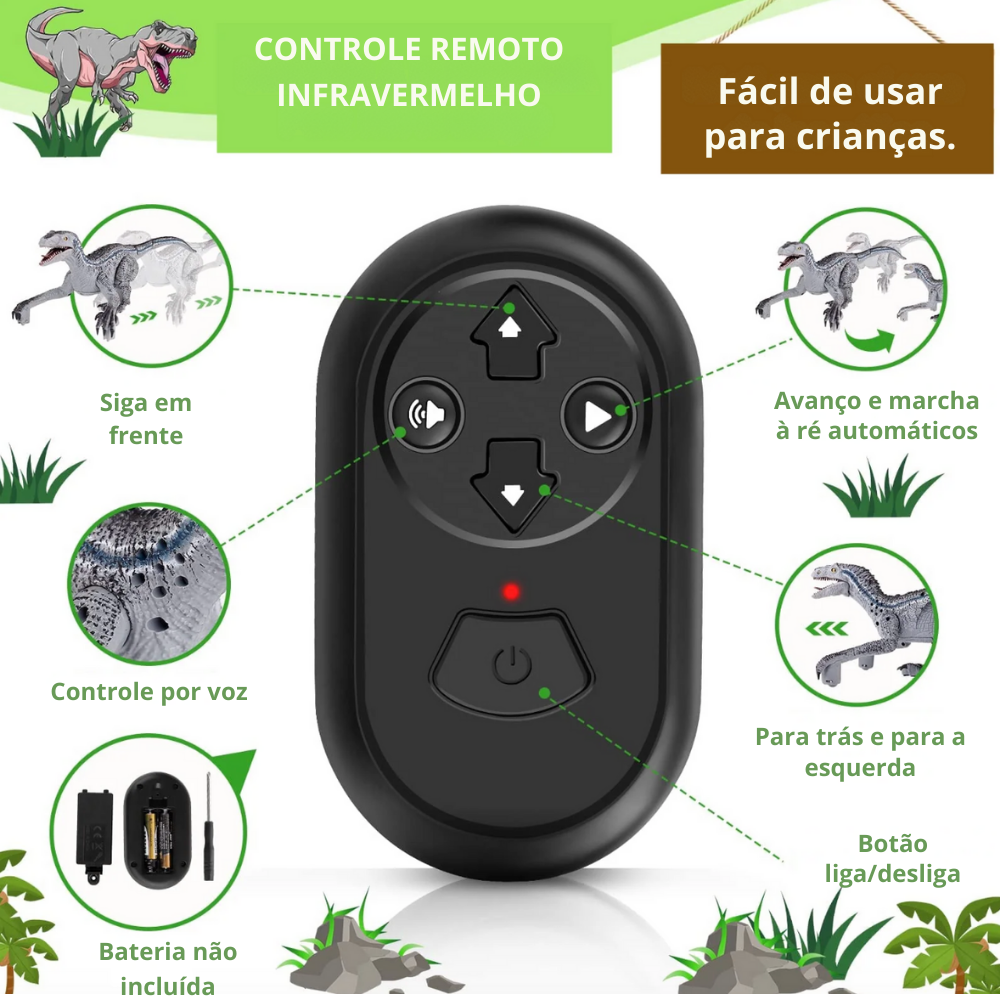 DINOREX | Dinossauro com controle remoto