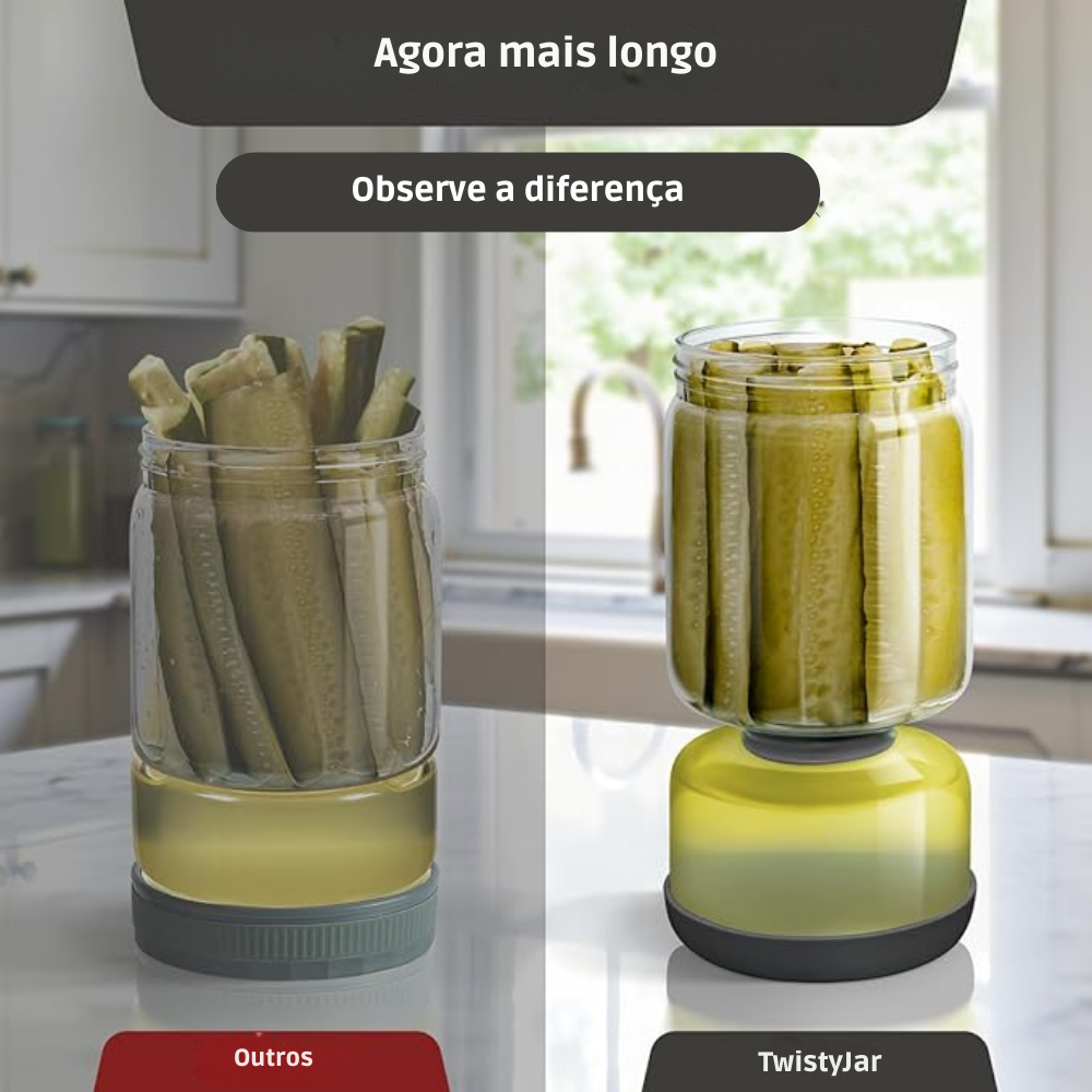 TwistyJar: Frasco Giratório para Conservas