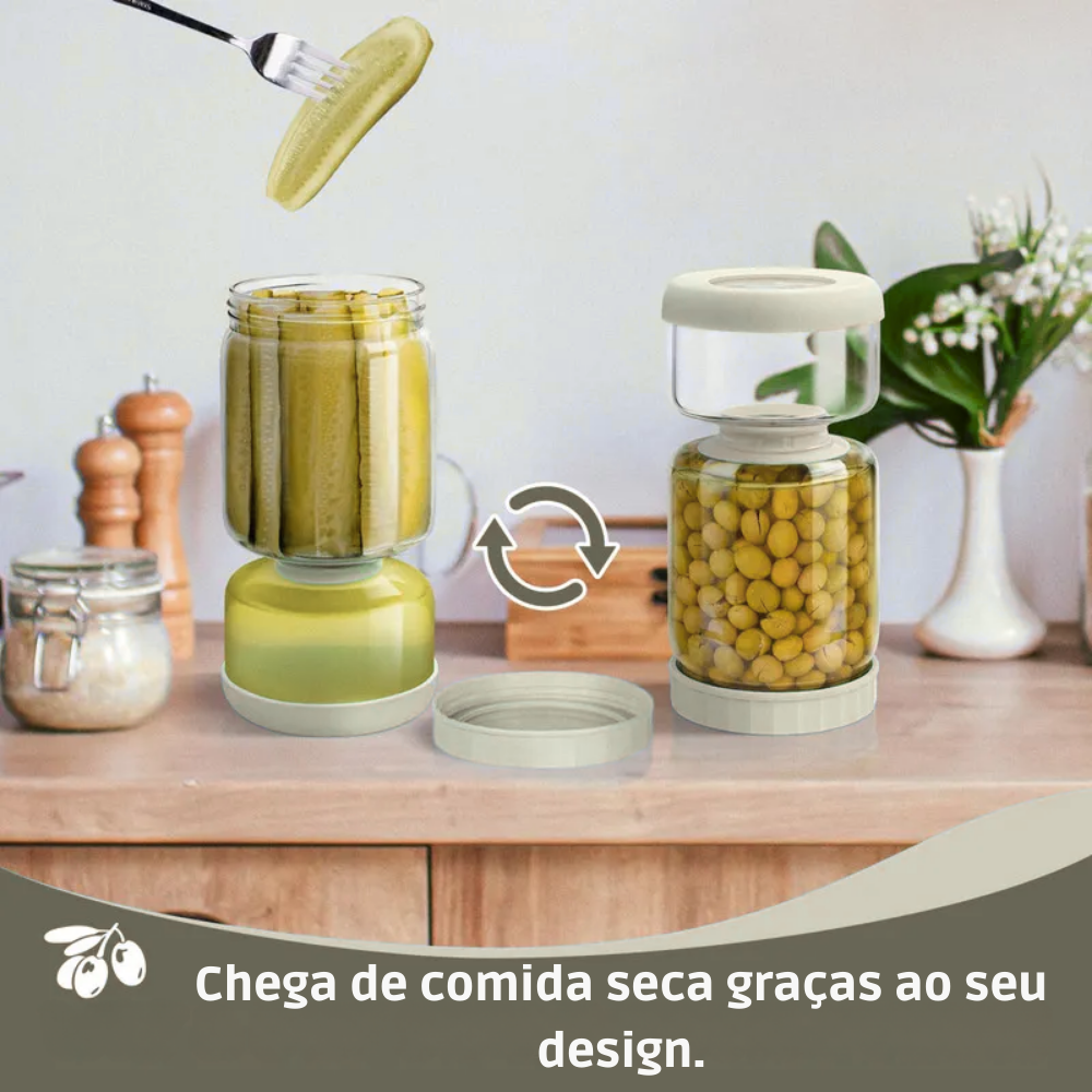 TwistyJar: Frasco Giratório para Conservas