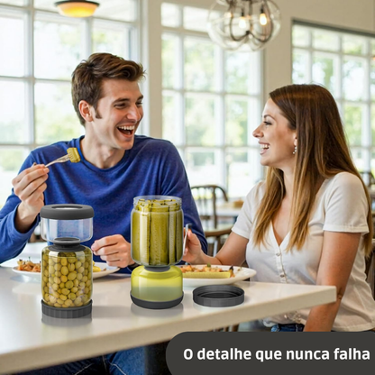 TwistyJar: Frasco Giratório para Conservas