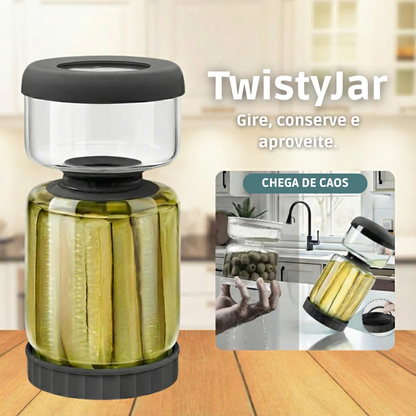 TwistyJar: Frasco Giratório para Conservas